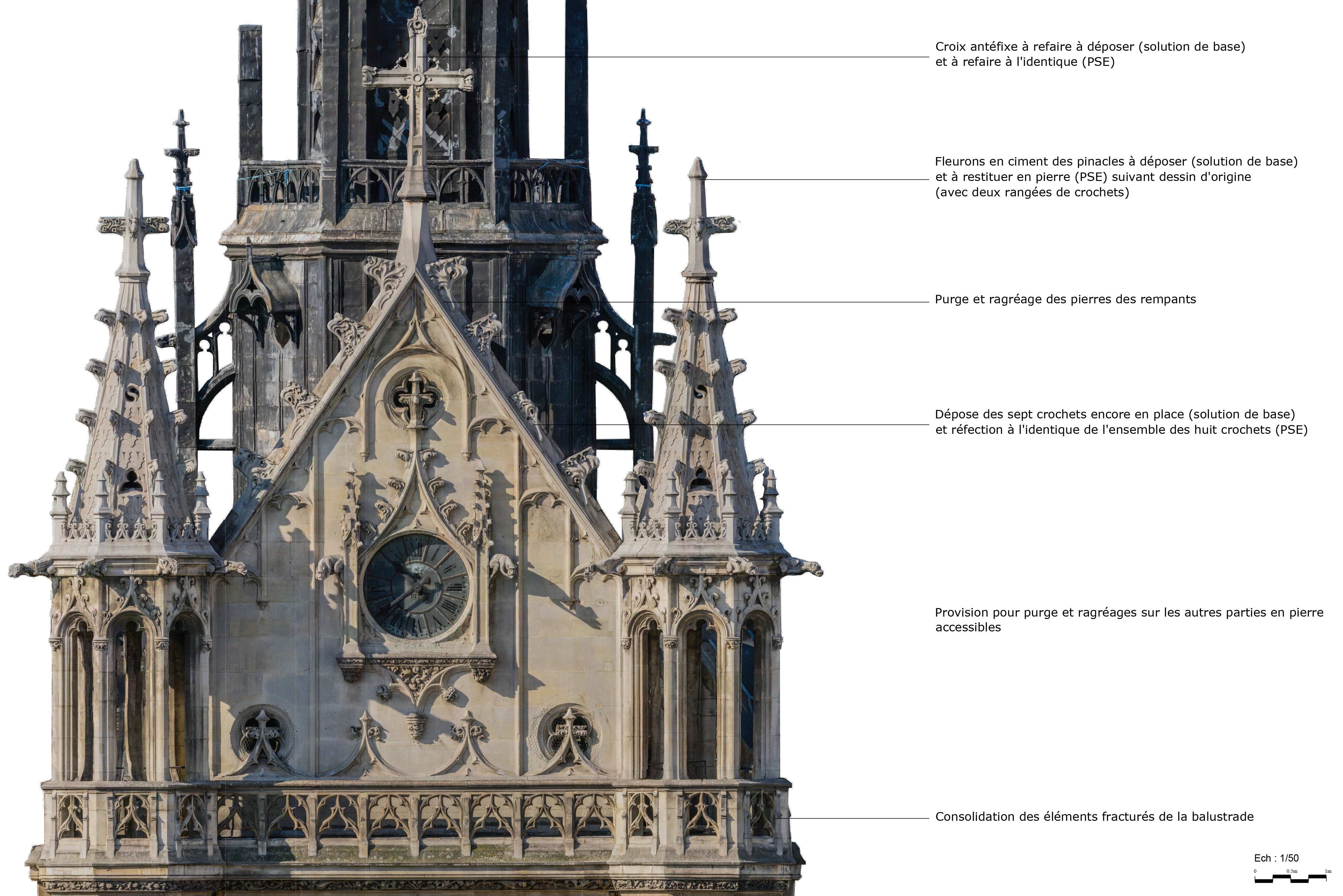 P04 FACADE ORIENTALE ZOOM 