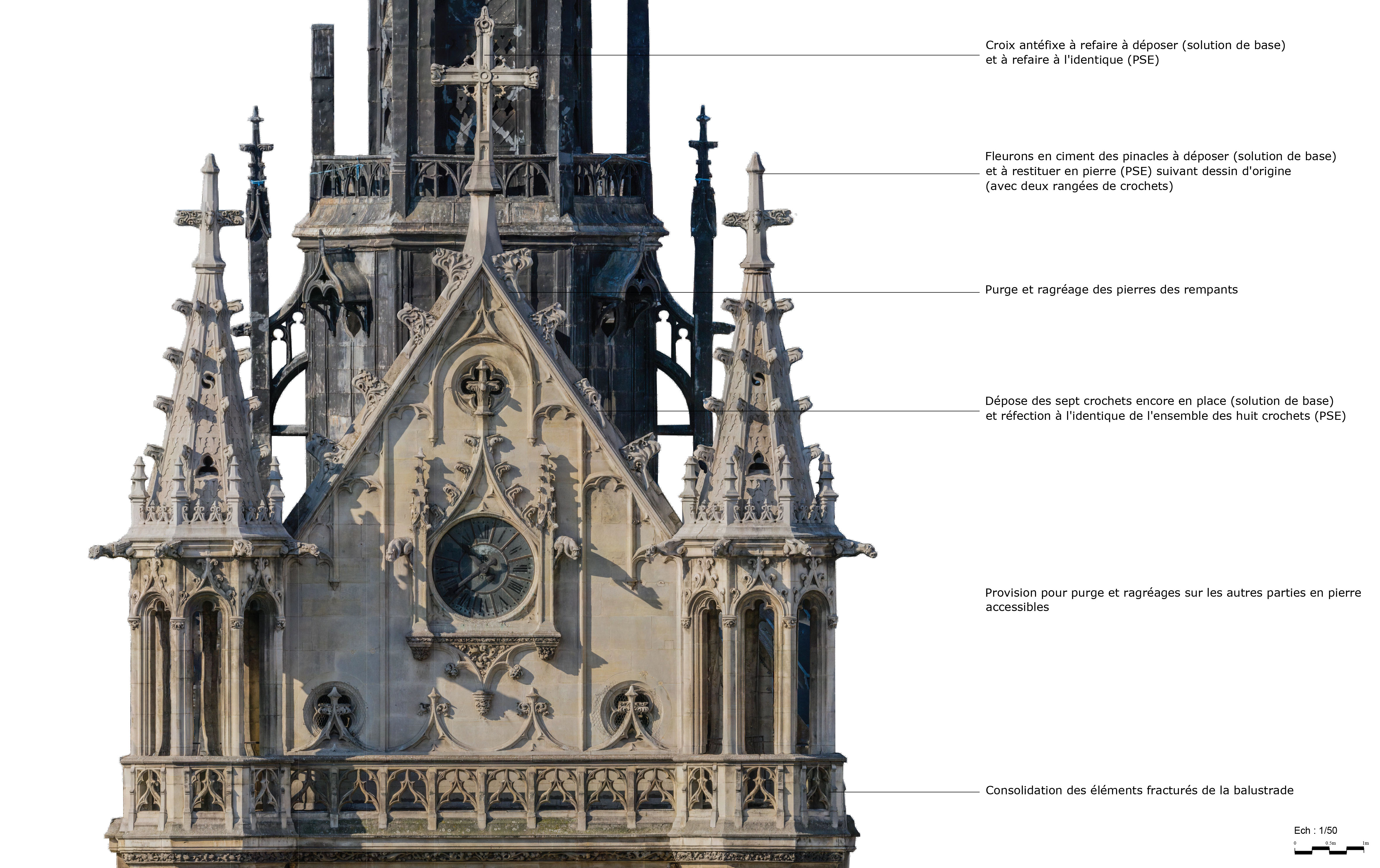 P04 FACADE ORIENTALE ZOOM 